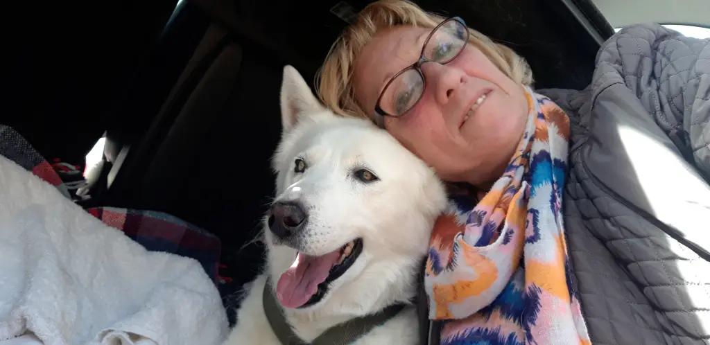 Andachtsbild von Monika mit Lucky