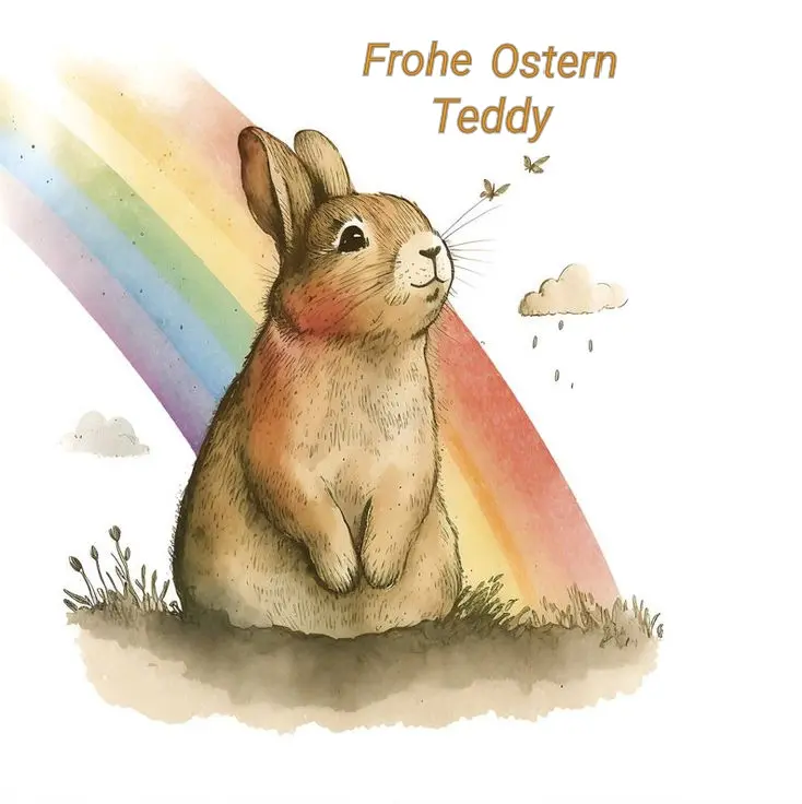 Condolence image of ♥️Ostergruß ins Regenbogenland ♥️