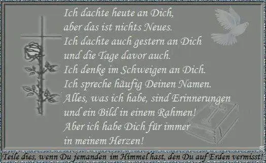 Condolence image of Dein Frauchen