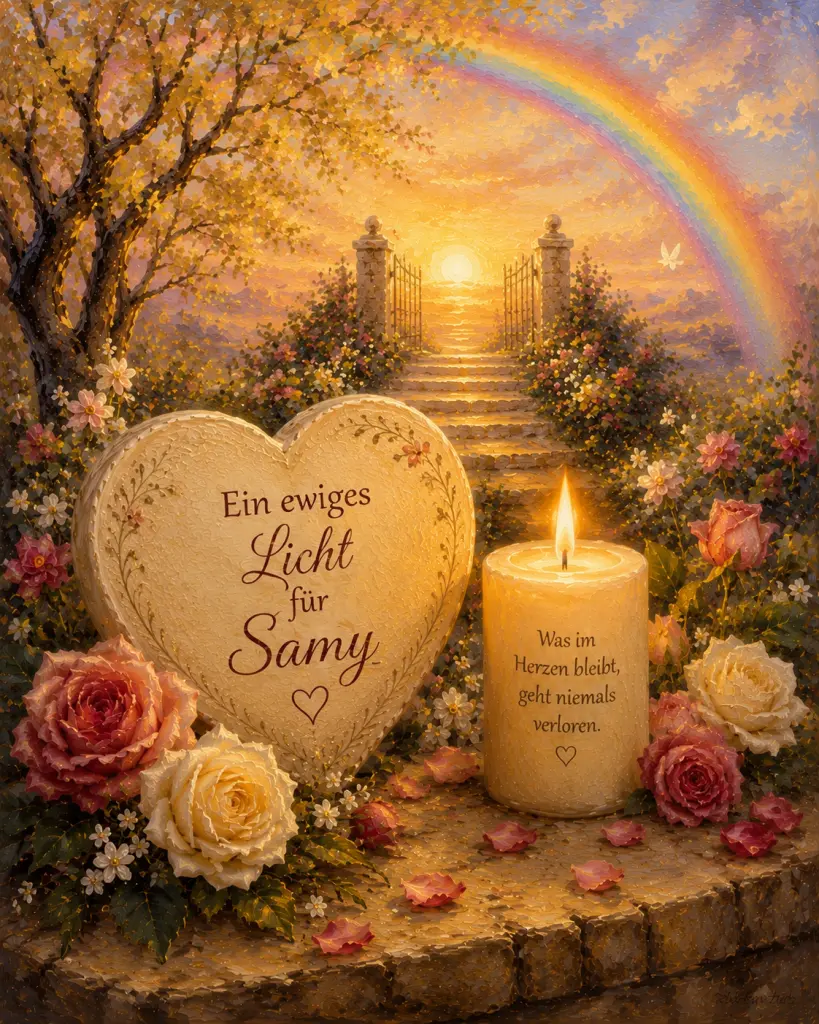 Condolence image of 🕯️🌹Ein ewiges Licht für Samy ❤️