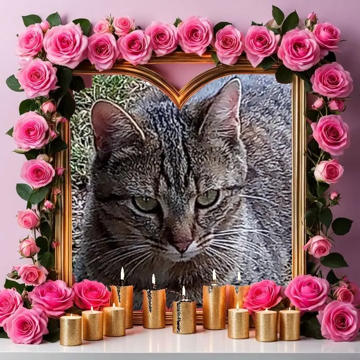 Andachtsbild von Andrea mit Minki im ♥️