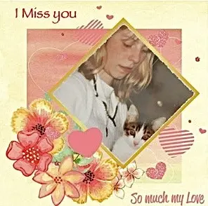 Condolence image of Sabine mit Kaspar tief im ♥️