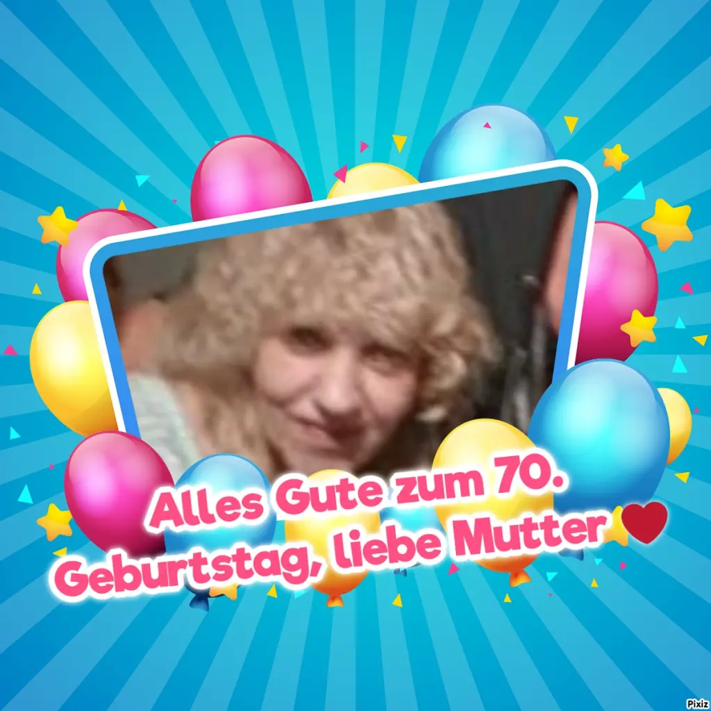 Condolence image of Für meine Mutter Renate zum 70. Geburtstag ❤