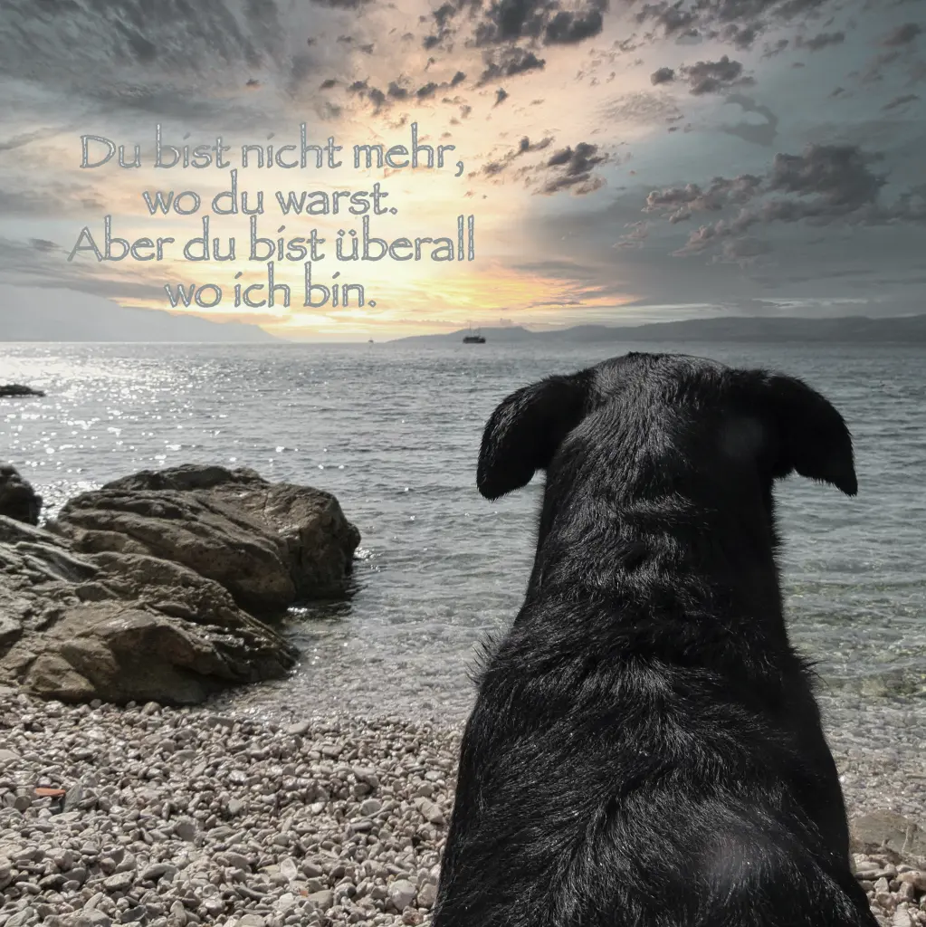 Andachtsbild von Heike mit Ben im Herzen