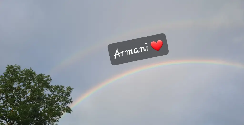 Image from Armani