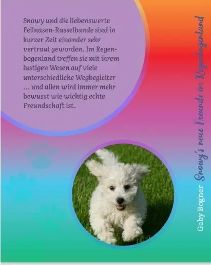 Andachtsbild von Gaby mit Snowy ❤️