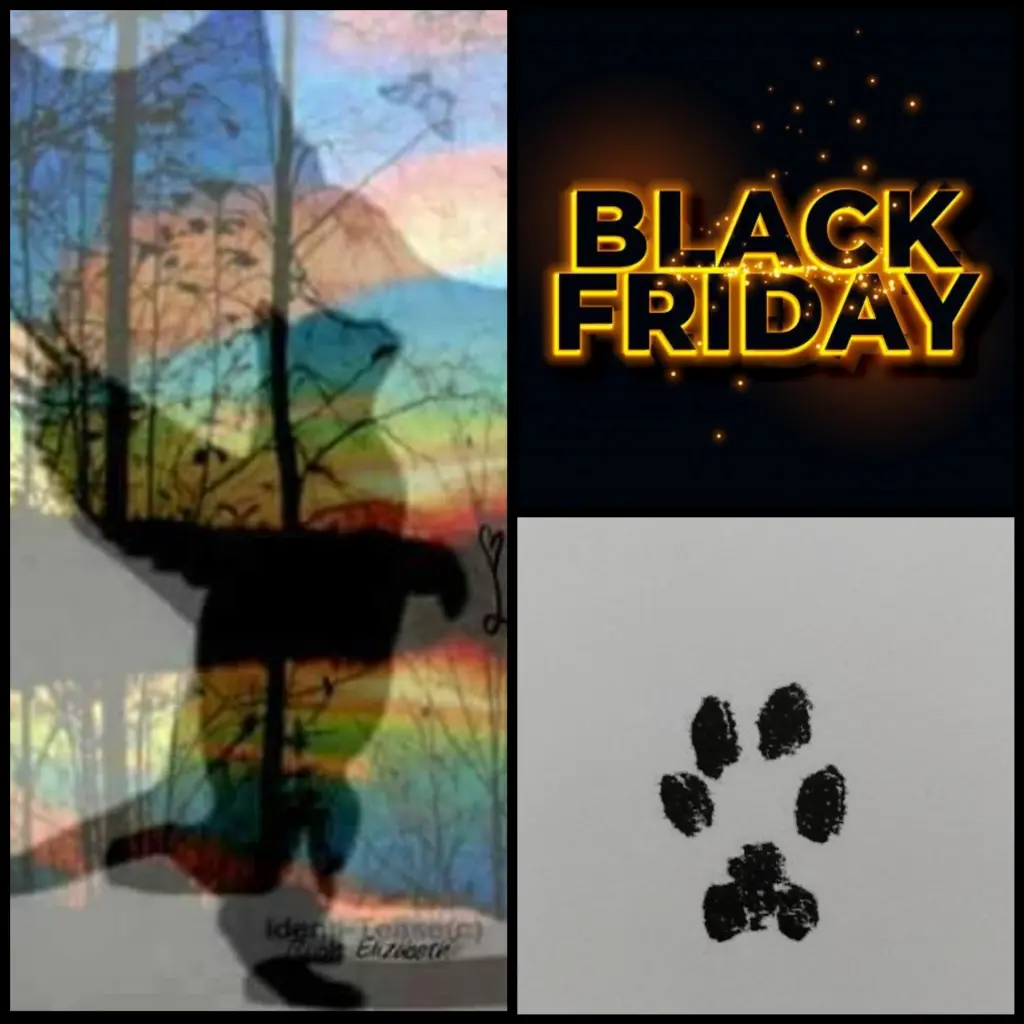 Andachtsbild von Black Friday ist 