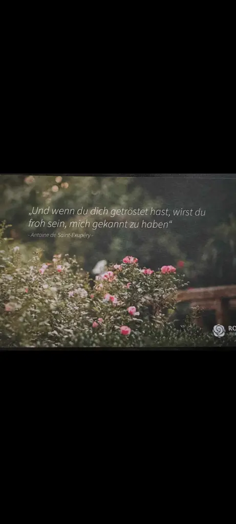 Andachtsbild von Du fehlst ♥️