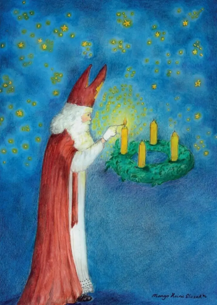 Andachtsbild von Nikolaus 