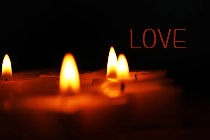 Andachtsbild von Miriam mit Knicki im Herzen 