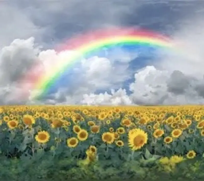 Andachtsbild von Ingrid mit Vini im Herzen