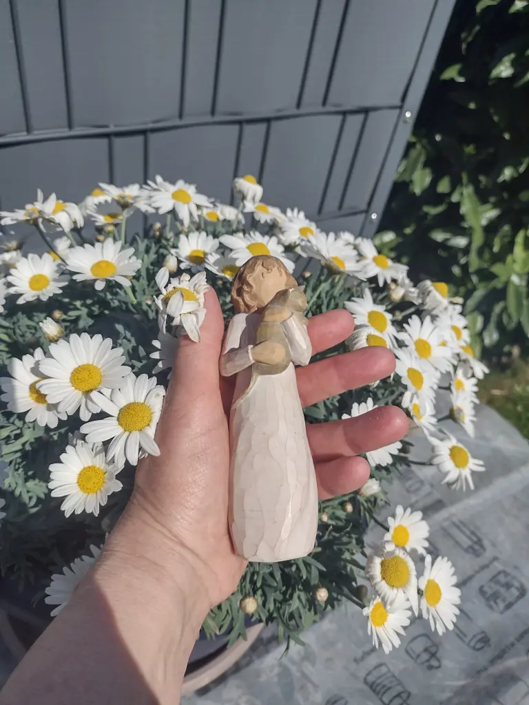 Andachtsbild von Corinna mit Emma, Vinni-Ved, Linette, Blacky, Grizzly,Jengi, Pummelchen und anderen Sternleine im Herzen