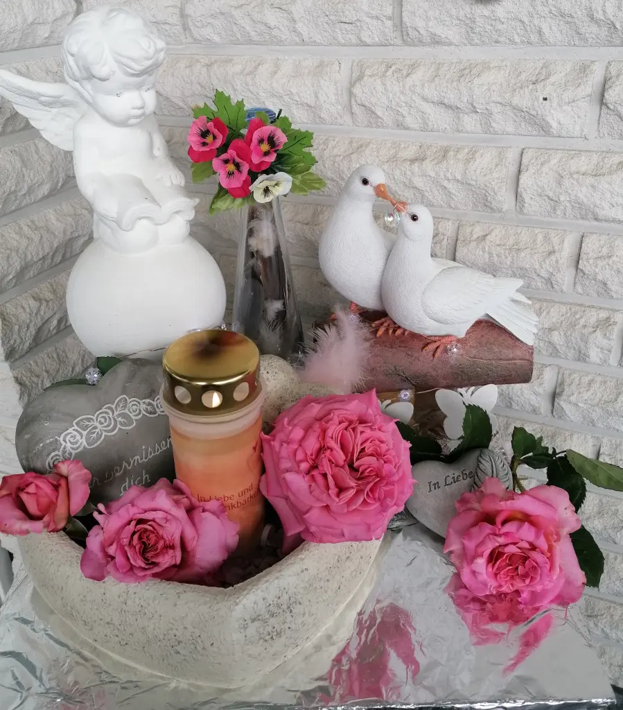 Andachtsbild von Gaby mit Snowy ❤️