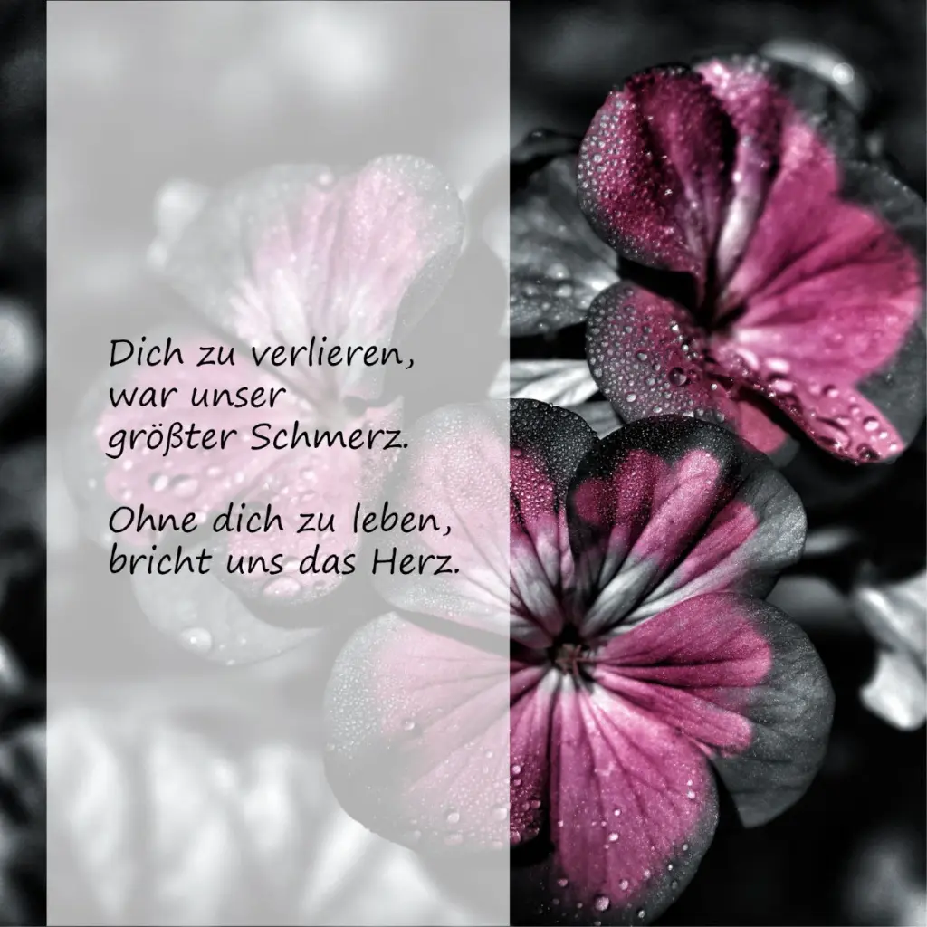 Condolence image of Mama in ewiger Liebe ❤ 