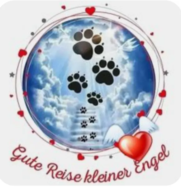 Andachtsbild von Krzysztof und Ewa mit Jacki tief im Herzen ❤