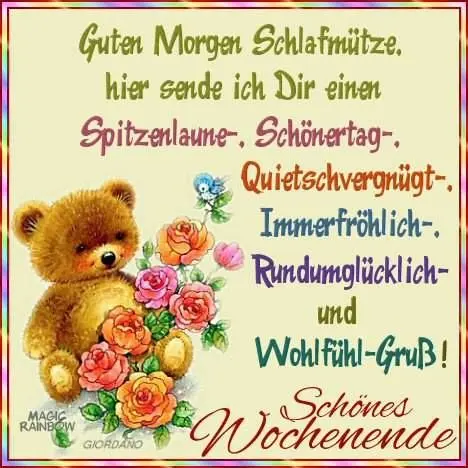 Condolence image of ❤️ Wochenendgrüße ❤️