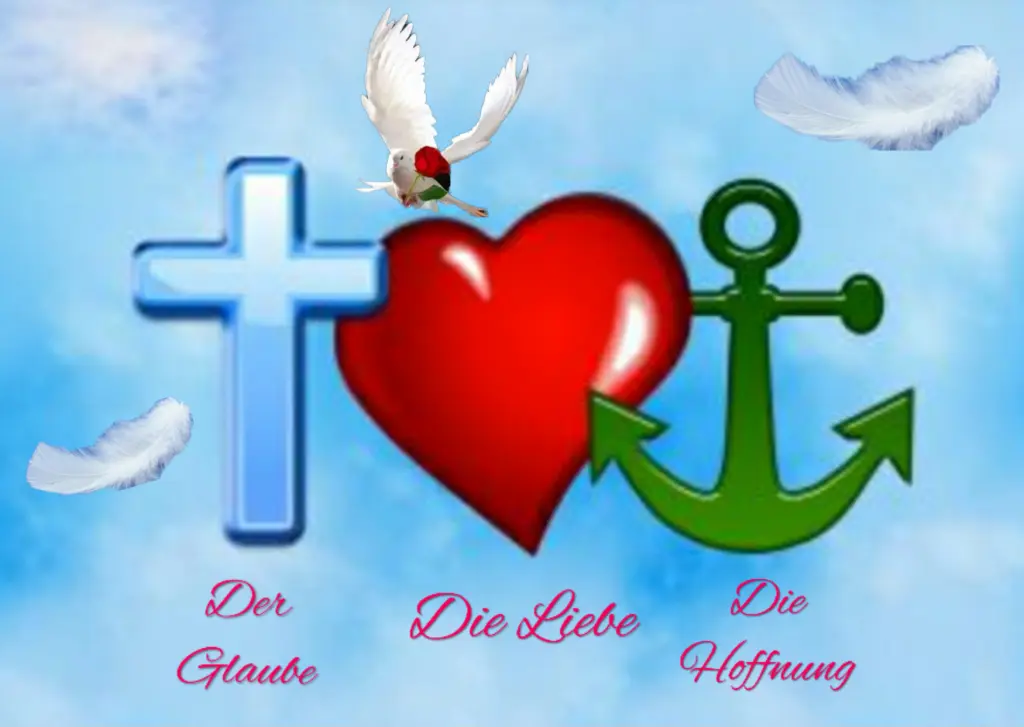 Condolence image of Glaube, Liebe, Hoffnung...