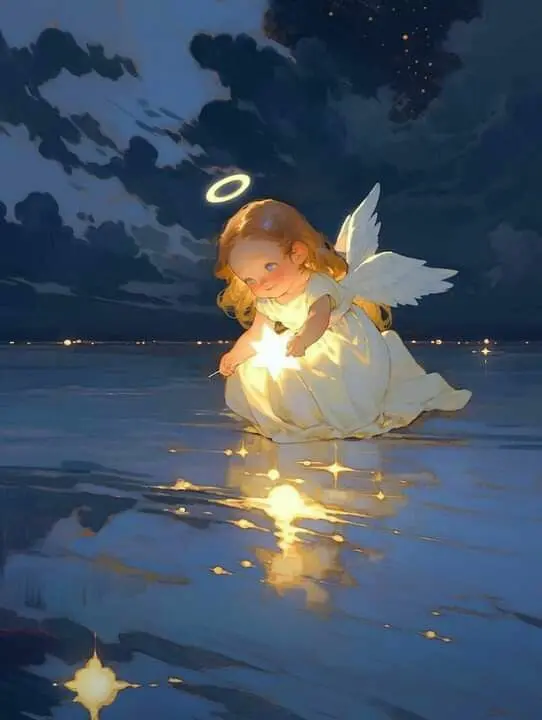 Condolence image of Ein lieber Abendgruß ♥️⭐♥️