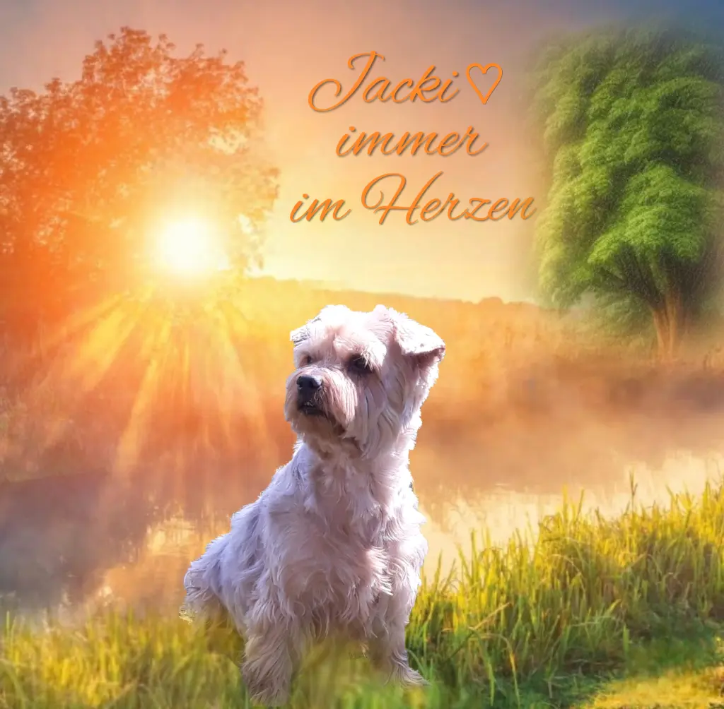 Condolence image of 25 Monate ohne Dich♥️ unser allerliebster Jacki♥️... 