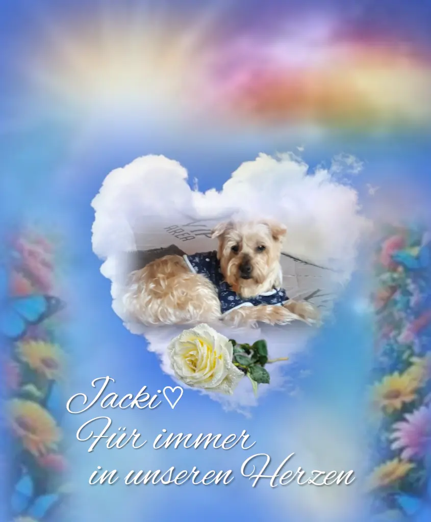 Condolence image of Sonntag,118 Wochen ohne Dich♥️ unser allerliebster Jackuś♥️ 