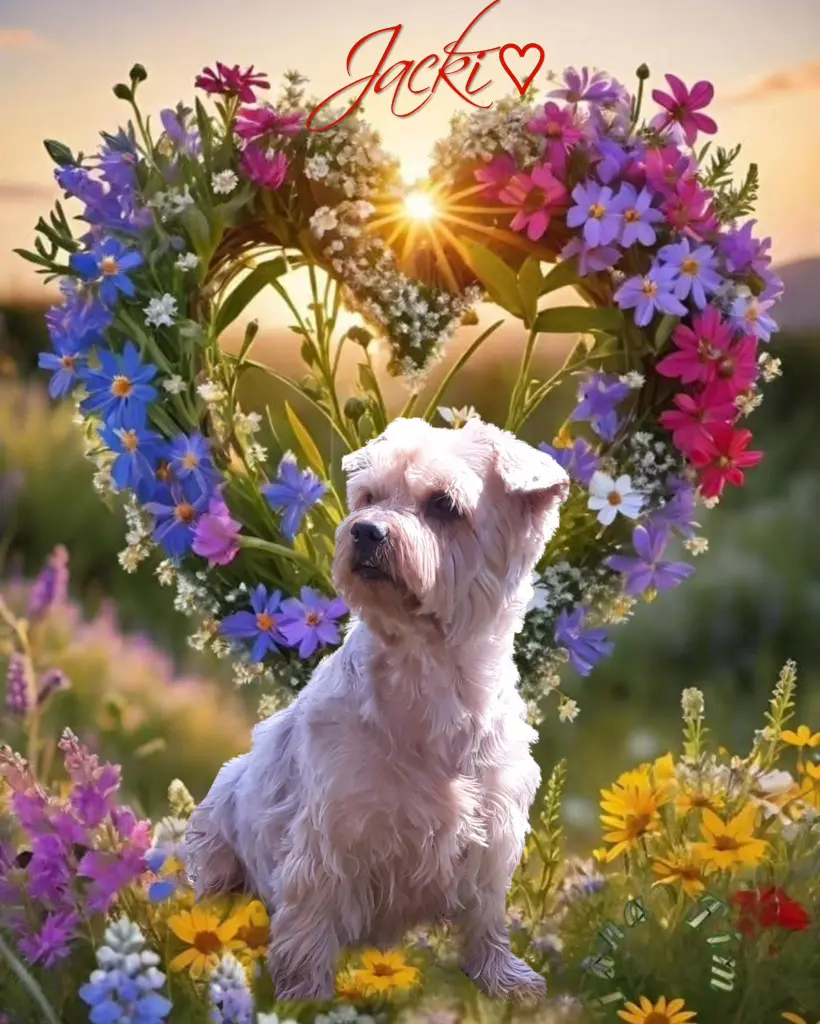 Condolence image of Sonntag,124 Wochen ohne Dich♥️ unser allerliebster Jacki♥️ 