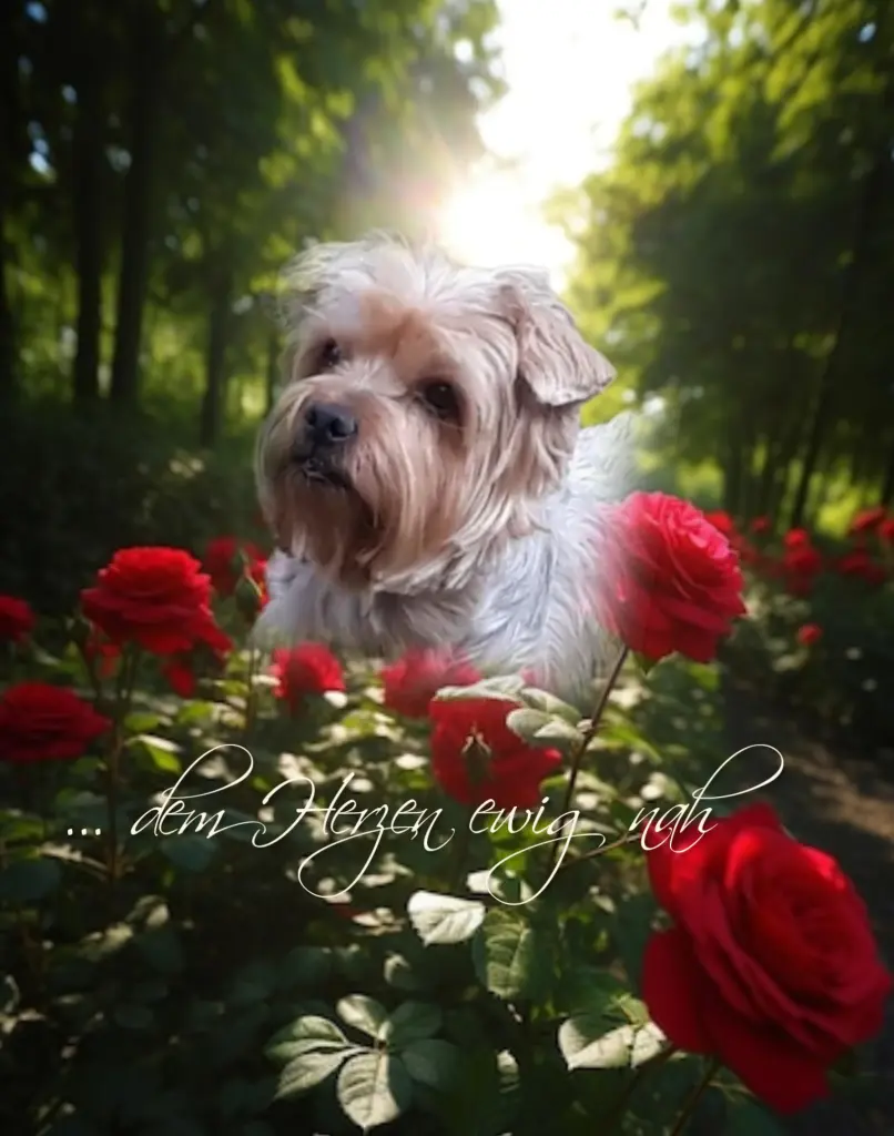 Condolence image of In Gedanken♡verbunden🌹 Gaby mit ♡☙Snowy☙♡