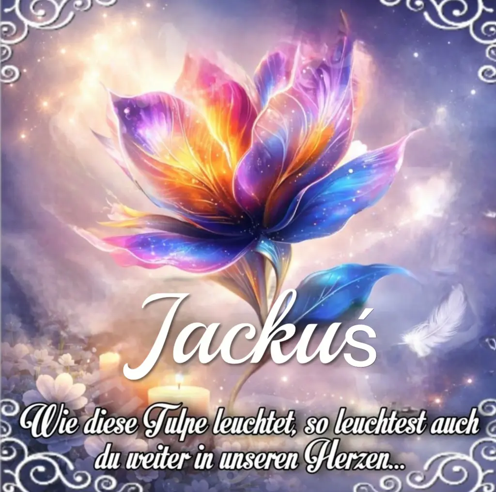 Condolence image of ✨️Dobranoc✨️ nasz najdroższy Jackusiu♥️