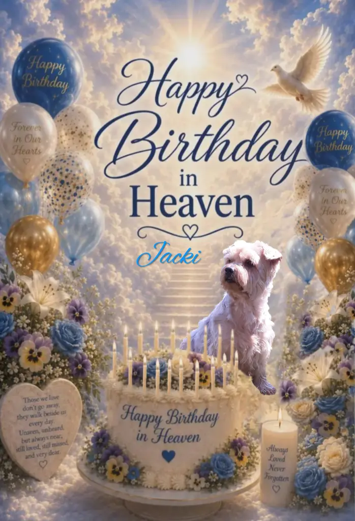 Condolence image of *:·.🌺🌺.·:* Happy Birthday*:·.🌺🌺.·:* allerliebster Jacki♥️
