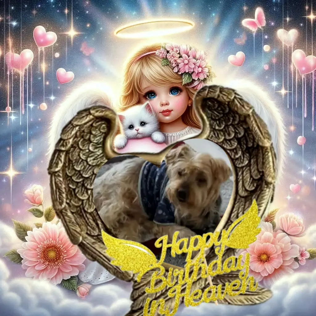 Condolence image of ❤️🎁🎂❤️💜🧡🩷💚💙🩵🎂🎁❤️