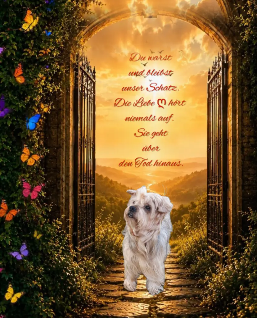Condolence image of Sonntag, 195 Wochen ohne Dich♥️ liebster Jacki♥️