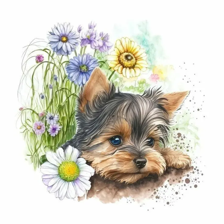 Andachtsbild von Martina mit Seelenhund Samy ♥️⭐♥️ für immer im Herzen 