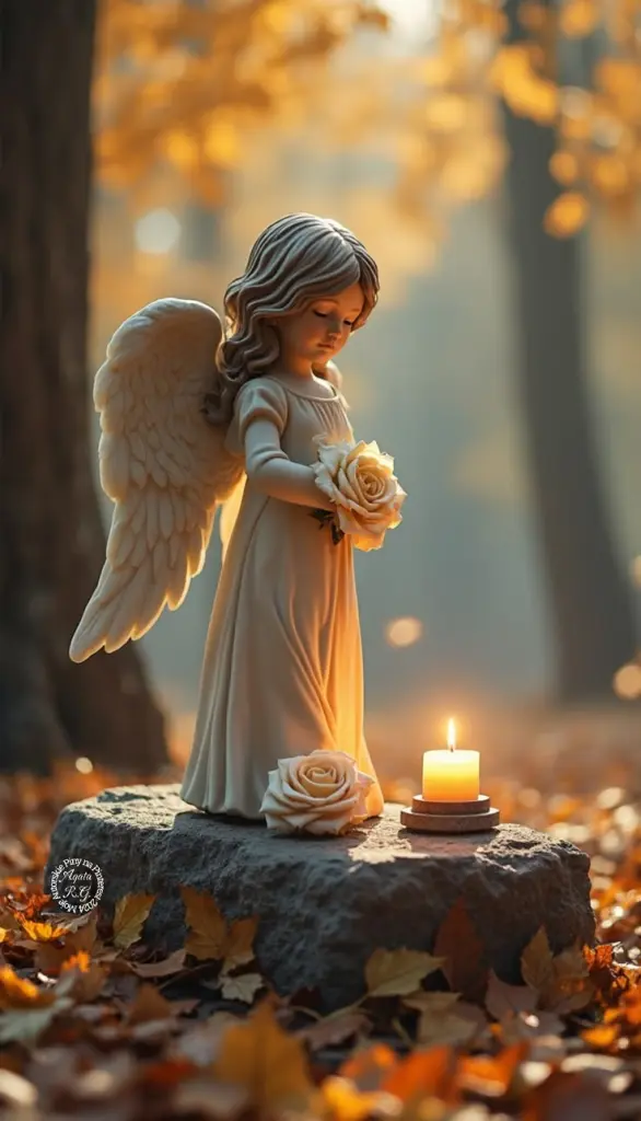 Andachtsbild von Martina mit Seelenhund Samy ♥️⭐♥️ für immer im Herzen 