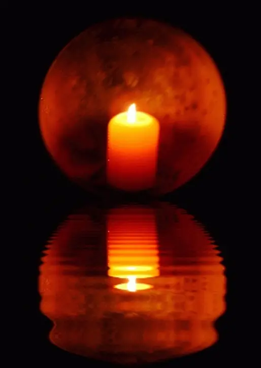 Andachtsbild von Martina mit Seelenhund Samy ♥️