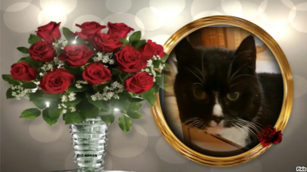 Andachtsbild von Tanja mit Timmy im Herzen