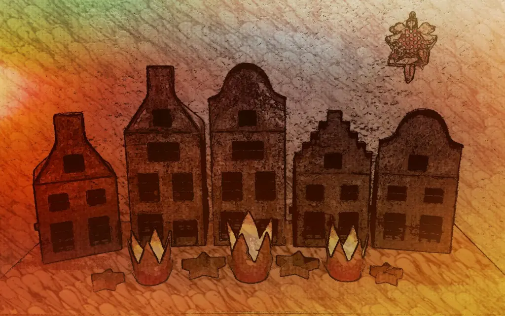 Andachtsbild von Ilse mit Gismo, Fee und Minna tief im Herzen