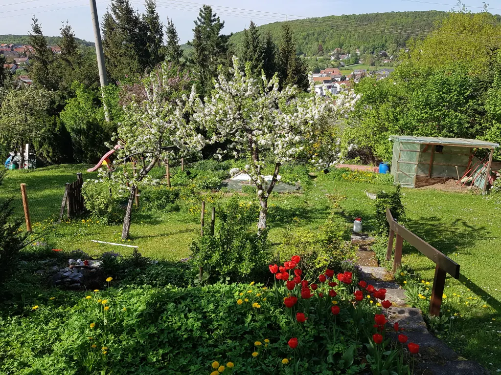 Andachtsbild von Marga mit Rambo im Herzen