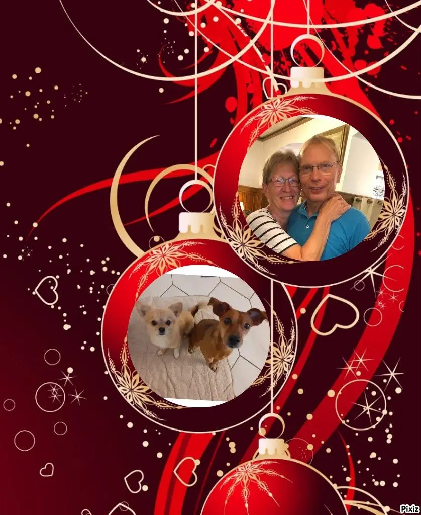 Andachtsbild von Jutta, Axel, Oscarchen und Rocky