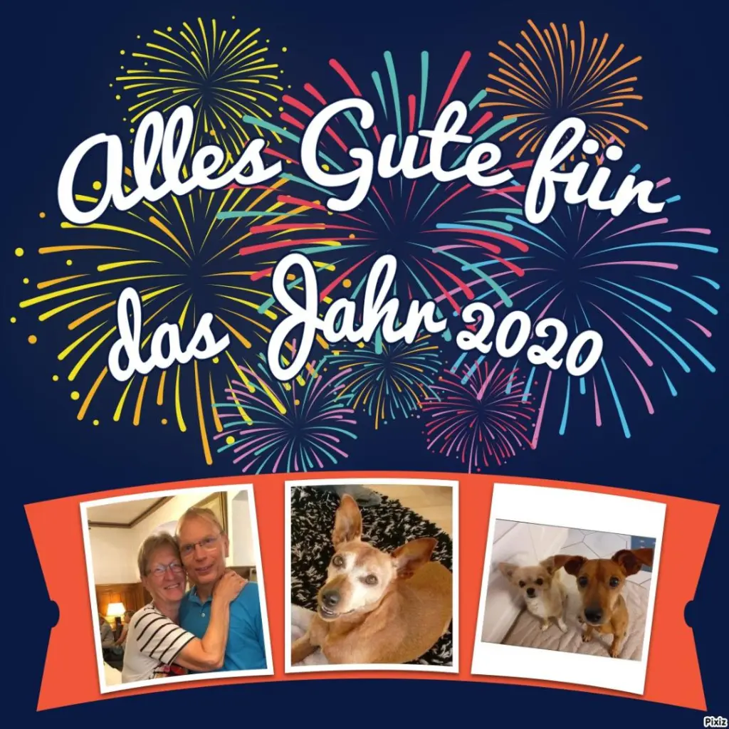 Andachtsbild von Jutta, Axel, Oscarchen und Rocky
