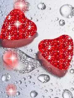 Andachtsbild von Kerstin mit Gismo im Herzen 