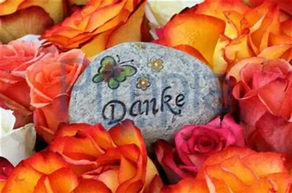 Andachtsbild von Vielen herzlichen Dank