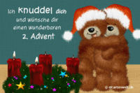 Andachtsbild von Rosen zum 2.Advent 