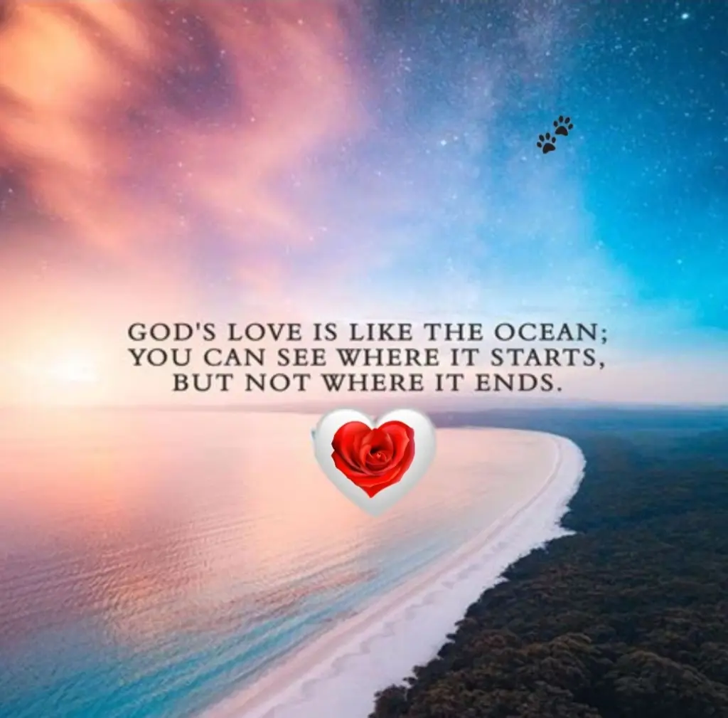 Andachtsbild von Gaby mit Snowy im Herzen 