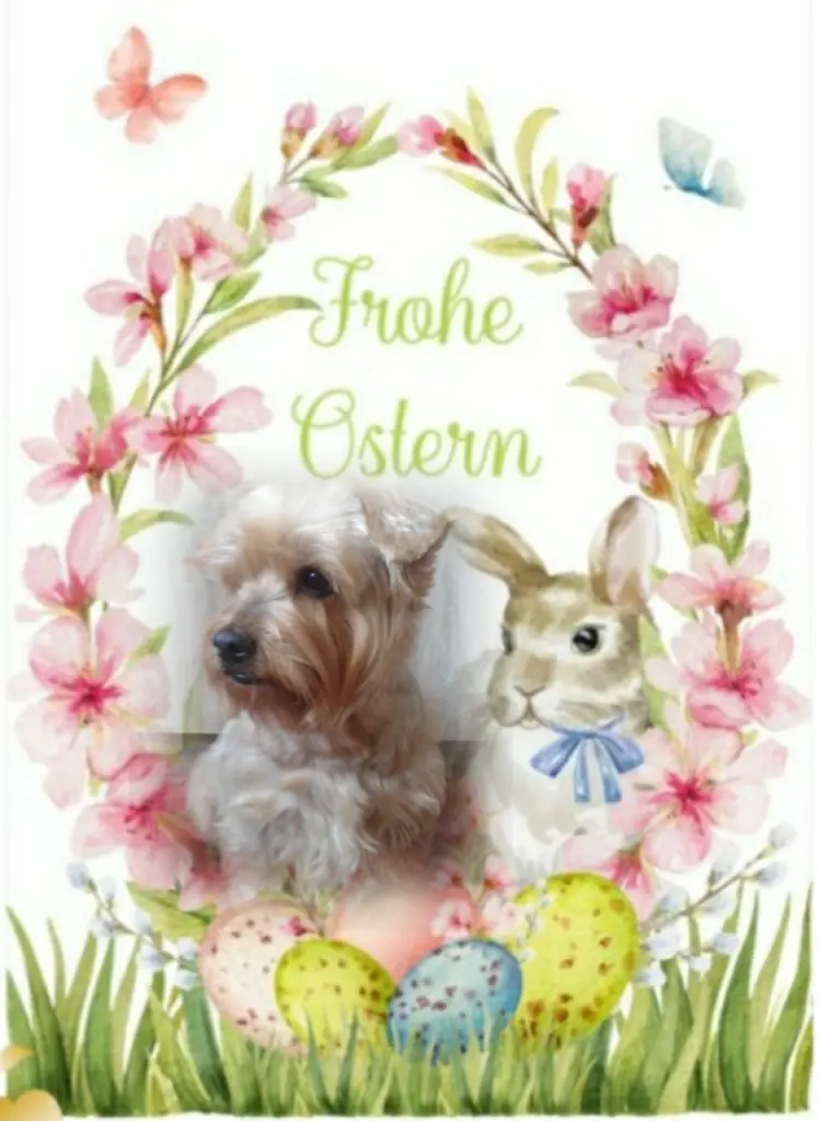 Andachtsbild von Ewa & Krzysztof mit Jacki tief im Herzen ❤