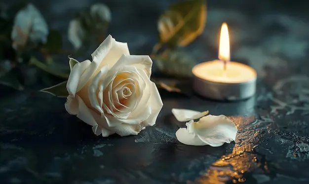 Condolence image of In Gedanken♡verbunden🌹 Gaby mit ♡☙Snowy☙♡