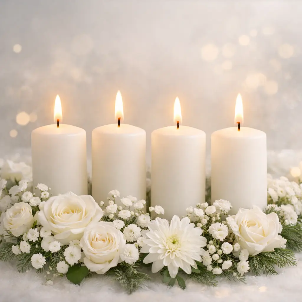Andachtsbild von 🕯️🕯️🕯️🕯️In stillem Gedenken zum 4. Advent.