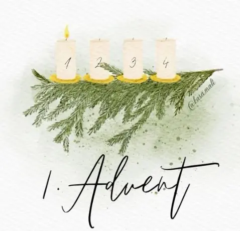 Condolence image of Eine Rose zum 1. Advent