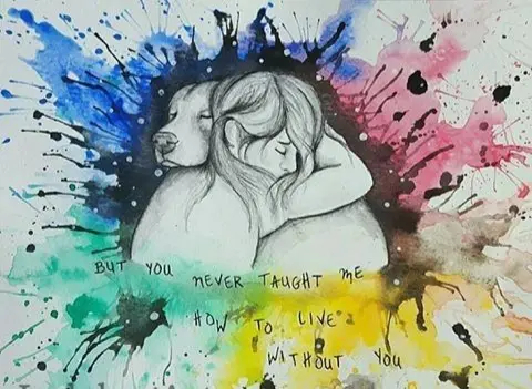 Condolence image of Martina mit Seelenhund Samy ♥️⭐♥️ für immer im Herzen 