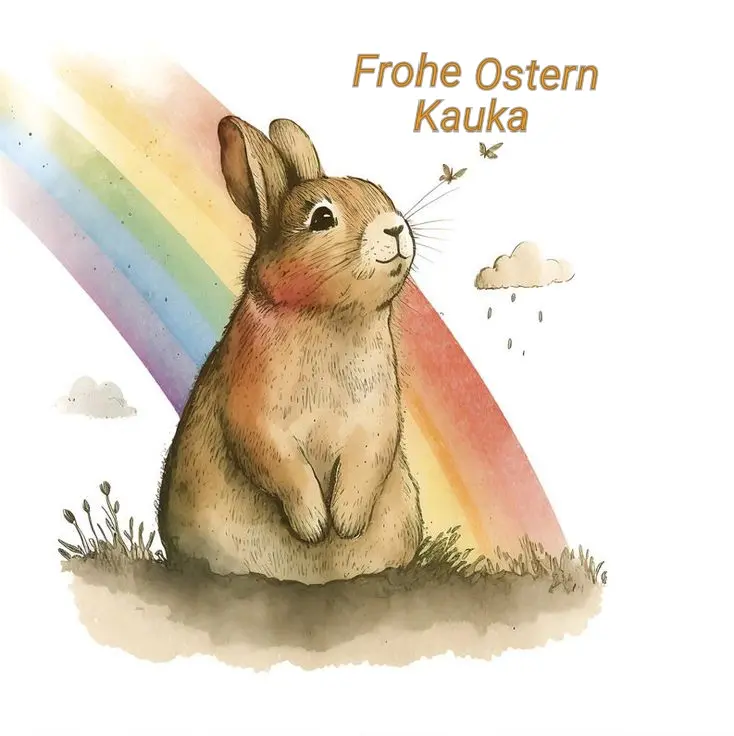 Andachtsbild von ♥️Ostergruß ins Regenbogenland ♥️