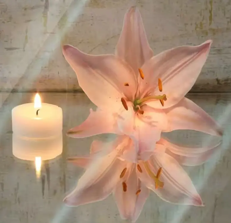 Andachtsbild von Ewa & Krzysztof mit Jacki tief im Herzen❤️ 