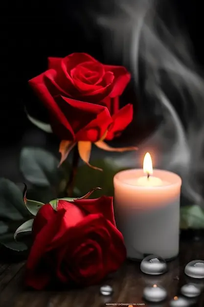 Condolence image of In Gedanken♡verbunden🌹 Gaby mit ♡☙Snowy☙♡